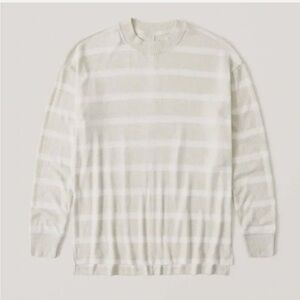 Soft A&F Cozy Oversized Boyfriend Crew